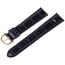 Maurice Lacroix Uhrenarmband Louisiana Kroko-Kalb Schwarz
