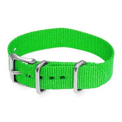 Hellgrünes ZULU NATO Nylon Uhrenarmband SMALL - 16mm