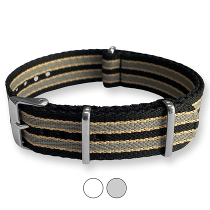 James Bond No Time To Die Seatbelt NATO Strap Deluxe Nylon Uhrenarmband