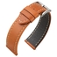 Uhrenarmband Kalbsleder Hellbraun