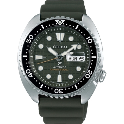 Seiko Prospex Uhrenarmband SRPE05 Gummi Grün 22mm