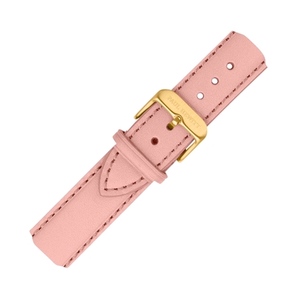 Paul Hewitt Leder Uhrenarmband Rosa mit Goldfarbiger Schliesse 20mm