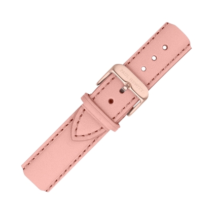 Paul Hewitt Leder Uhrenarmband Rosa mit Rosegoldener Stahlschliesse 20mm