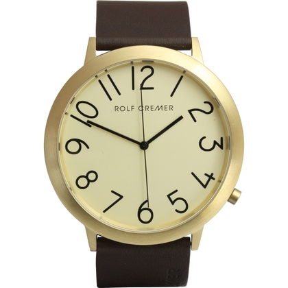 Rolf Cremer Jumbo II 495112 Uhrenarmband Dunkelbraun Leder 24mm