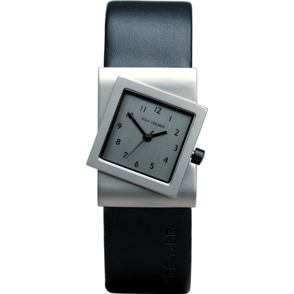 Rolf Cremer Turn 491815 Uhrenarmband Schwarz Leder 22mm