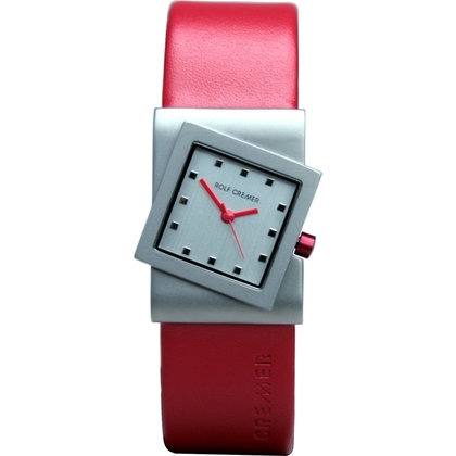 Rolf Cremer Turn 492059 Uhrenarmband Rot Leder 22mm