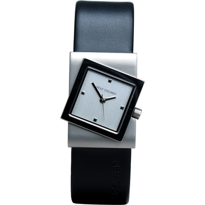 Rolf Cremer Turn 492303 Uhrenarmband Schwarz Leder 22mm