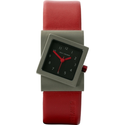 Rolf Cremer Turn 492366 Uhrenarmband Rot Leder 22mm