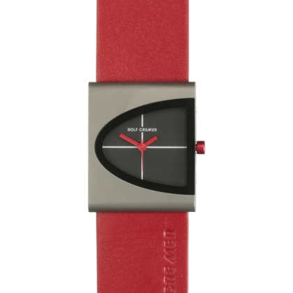 Rolf Cremer Arch 505301 Uhrenarmband Rot Leder 24mm
