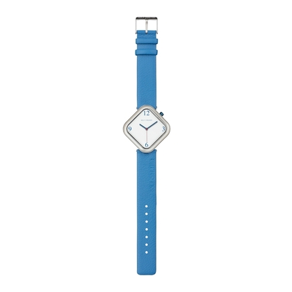 Rolf Cremer Turn 492368 Uhrenarmband Blau Leder 22mm