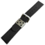 Waffle Strap Uhrenarmband Gummi Schwarz
