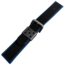 Waffle Strap Uhrenarmband Gummi Blau Schwarz