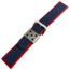 Waffle Strap Uhrenarmband Gummi Rot Blau