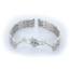 Glieder-Uhrenarmband mit Schmetterlingsschliesse Rostfreier Stahl