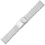 Glieder-Uhrenarmband mit Faltschliesse Rostfreier Stahl