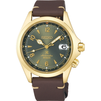 Seiko Prospex Uhrenarmband SPB210 Leder Braun 20mm