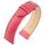 Hirsch Duke Uhrenarmband Alligatorgrain Rosa