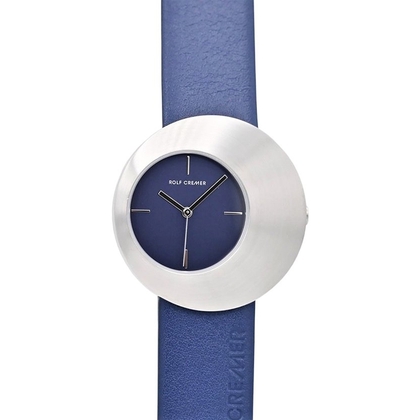 Rolf Cremer Eclips 505904 Uhrenarmband Blau Leder 20mm