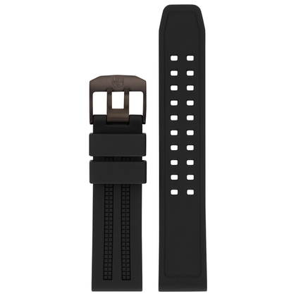 Luminox 8050 8150 8250 8350 Serien Uhrenarmband Gummi Schwarz - FP.8050.20B