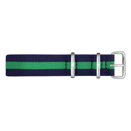 Paul Hewitt NATO Uhrenarmband Marineblau Grün mit Stahl Schliesse 20mm