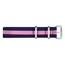 Paul Hewitt NATO Uhrenarmband Marineblau Rosa mit Stahl Schliesse 20mm