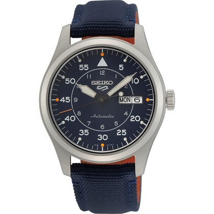 Seiko 5 Sports Uhrenarmband SRPH31 Blau Canvas 20mm