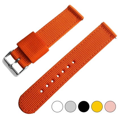 Orange Two Piece RAF NATO Nylon Uhrenarmband