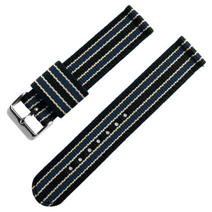 No Time To Die Blau Two Piece RAF NATO Nylon Uhrenarmband