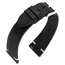 Hirsch Bagnore Artisan Uhrenarmband Vintage Leder Schwarz