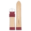 Hirsch Nubuk Uhrenarmband Weinrot - Limited Edition