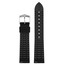 Hirsch Arne Performance Recyceltes Uhrenarmband Schwarzes PET / Schwarzer Kautschuk