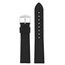 Hirsch Arne Performance Recyceltes Uhrenarmband Schwarzes PET / Schwarzer Kautschuk