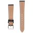 Saffiano Uhrenarmband Kalbsleder Schwarz