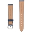 Saffiano Uhrenarmband Kalbsleder Blau