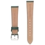 Saffiano Uhrenarmband Kalbsleder Dunkelgrün