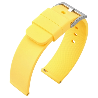 Silikon Gummi Uhrenarmband Gelb