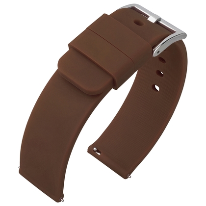 Silikon Gummi Uhrenarmband Braun