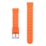 Seiko Style Waffle Strap Uhrenarmband Gummi Orange