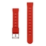 Seiko Style Waffle Strap Uhrenarmband Gummi Rot
