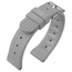 Seiko Style Waffle Strap Uhrenarmband Gummi Grau