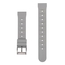 Seiko Style Waffle Strap Uhrenarmband Gummi Grau