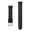 Seiko Style Waffle Strap Uhrenarmband Gummi Schwarz