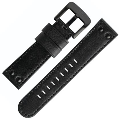 TW Steel Uhrenarmband TW652, TW677, TW900, TW901, TW902 - Schwarz 22mm 