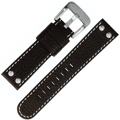 TW Steel Uhrenarmband TW2, TW4, TW6, TW9 - Schwarz 22mm