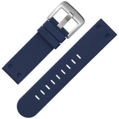 TW Steel Uhrenarmband Gummi Dunkelblau 24 mm