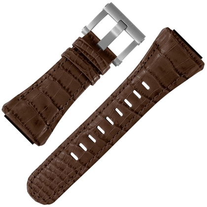 TW Steel Uhrenarmband CE4002 CE4014 CEO Tech 48mm - Leder Braun 32mm 