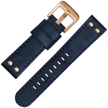 TW Steel Uhrenarmband CS61, CS63 Blau 22mm