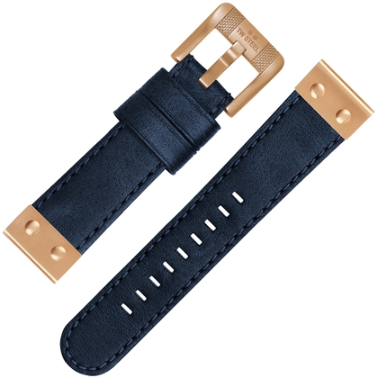 TW Steel Uhrenarmband CS66 Blau 24mm