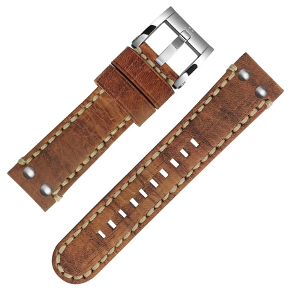 TW Steel Uhrenarmband MS11 Cognac 22mm