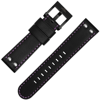 TW Steel Uhrenarmband TW856, TW857 und Galatasaray Schwarz Lila 22mm